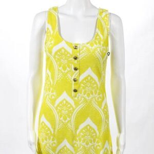 T-Bags Los Angeles Terry Yellow White Dress Sz. P